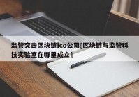 监管突击区块链ico公司[区块链与监管科技实验室在哪里成立]